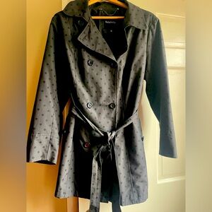 Relativity polka dot rain jacket